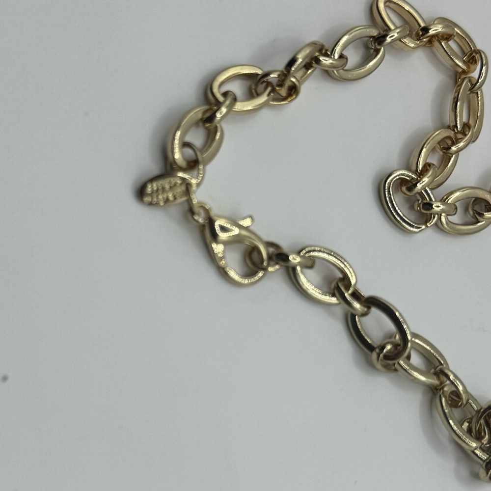 Marlyn Schiff Gold Locket Pendant Necklace - Picture 5 of 5